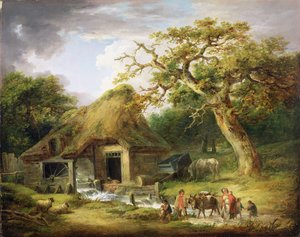 Il vecchio mulino ad acqua da George Morland