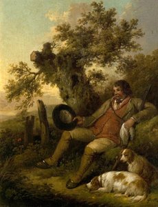 Il cacciatore che riposa, c.1790 da George Morland