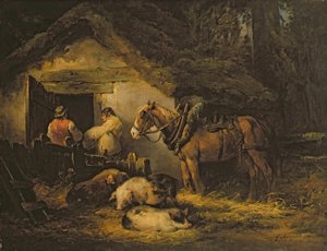 La porta della stalla da George Morland