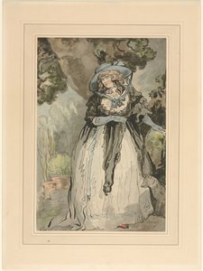 Mrs. Samuel Howitt, 1700s da George Murgatroyd Woodward