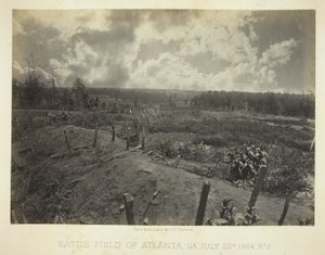 Campo di battaglia di Atlanta, GA, n. 2 da George N. Barnard
