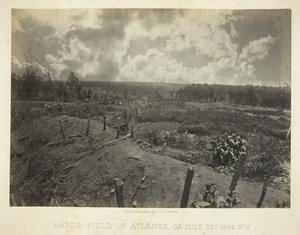 Campo di battaglia di Atlanta, GA, No. 2 da George N. Barnard