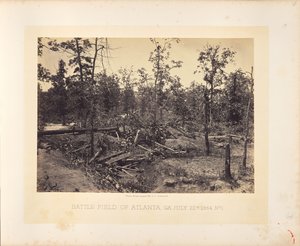 Campo di battaglia di Atlanta, Georgia, 22 luglio 1864, n. 1 da George N. Barnard