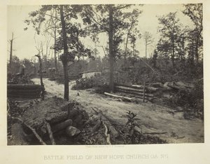 Campo di battaglia di New Hope Church, GA, n. 1 da George N. Barnard
