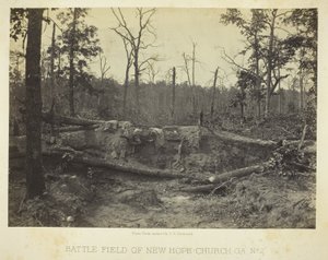 Campo di battaglia di New Hope Church, GA, n. 2 da George N. Barnard