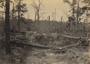 Campo di battaglia di New Hope Church, Georgia, n. 2 da George N. Barnard