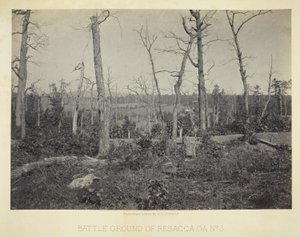 Terreno di battaglia di Resacca, GA, n. 3 da George N. Barnard