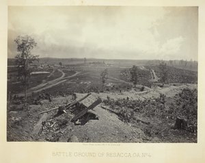 Campo di battaglia di Resacca, GA, No. 4, 1866 da George N. Barnard
