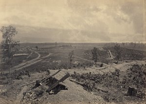 Campo di battaglia di Resaca, Georgia, n. 4 da George N. Barnard