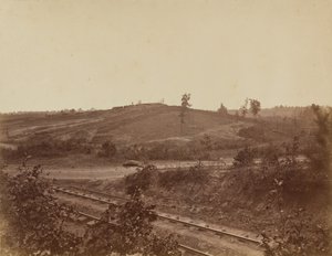 Campo di battaglia ad Atlanta da George N. Barnard