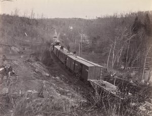 Bull Run. Orange e Alexandria R.R. vicino a Union Mills