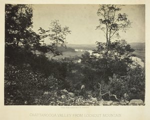 Valle di Chattanooga da Lookout Mountain da George N. Barnard