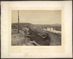 Le difese del ponte di Etawah da George N. Barnard