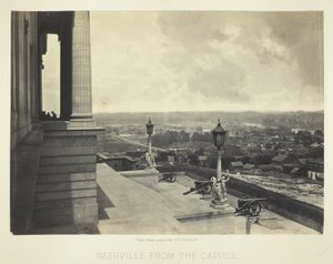 Nashville dal Campidoglio da George N. Barnard