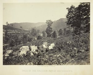 Passo nella catena dei procioni, Whiteside No. 2 da George N. Barnard