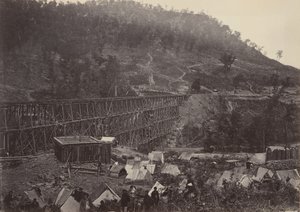 Passo nella catena del Racoon, Whiteside No. 1, 1860s da George N. Barnard