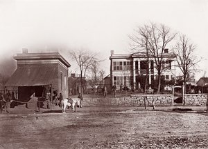 Quartier generale del Provost Marshal, Chattanooga, ca. 1864 da George N. Barnard