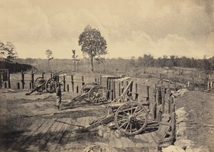 Opere ribelli davanti ad Atlanta, Georgia, n. 2 da George N. Barnard