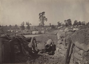 Opere ribelli davanti ad Atlanta, Georgia n. 3 da George N. Barnard