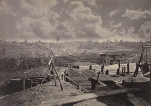 Opere ribelli davanti ad Atlanta, Georgia No. 5 da George N. Barnard