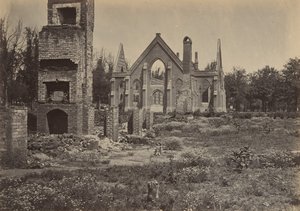 Rovine in Columbia, Carolina del Sud, 1860s da George N. Barnard