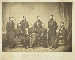 Sherman e i suoi generali da George N. Barnard