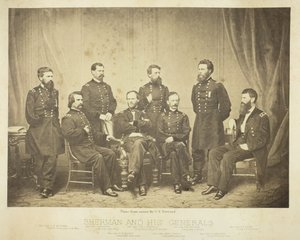 Sherman e i suoi generali da George N. Barnard