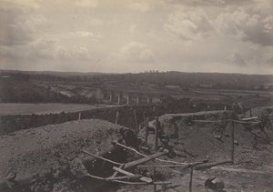 Sponda sud del Chattahoochie, Georgia, anni 1860 da George N. Barnard