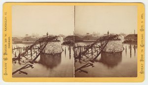 Stereografia del ponte di Van Buren Street dopo l