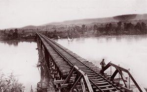 Fiume Tennessee a Bridgeport, ca. 1864 da George N. Barnard