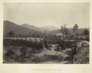 Il Passo di Allatoona, GA da George N. Barnard