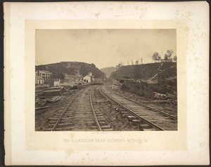 Il passo di Allatoona guardando verso nord, Georgia da George N. Barnard