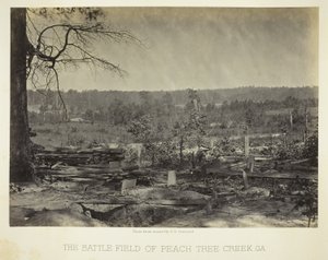Il campo di battaglia di Peach Tree Creek, Ga. da George N. Barnard