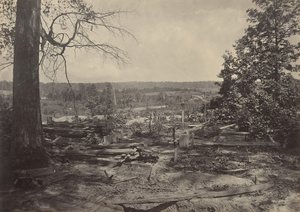Il campo di battaglia di Peach Tree Creek, Georgia, 1860s