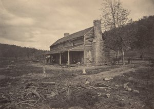 La casa di John Ross, Ringold, Georgia, 1860 da George N. Barnard