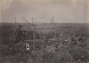 Vista del Monte Kenesaw, Georgia, 1860s da George N. Barnard