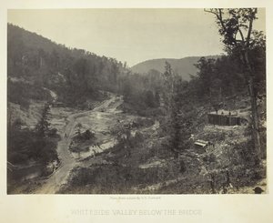 Valle di Whiteside sotto il Ponte da George N. Barnard