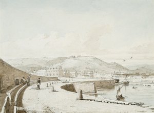 Porto di Swansea da George Orleans Delamotte