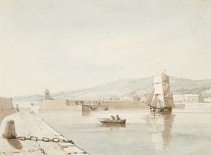 Porto di Swansea da George Orleans Delamotte