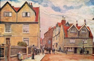 Piazza di St Benedict (litografia a colori) da George Parsons Norman