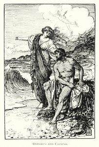Odissea: Ulisse e Calipso da George Percy Jacomb Hood