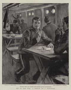 Verso la guerra, uno schizzo su un trasporto