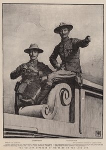 Il valoroso difensore di Mafeking in guardia da George Percy Jacomb Hood