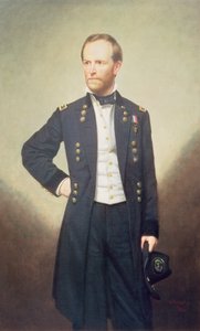 Generale William Sherman (1820-91) 1866 da George Peter Alexander Healy
