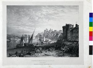 Ponte e castello di Conway da George Pickering