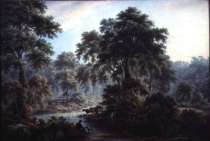 Vicino al vecchio bagno, Matlock, XIX secolo da George Pickering