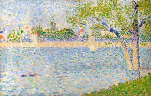 La Senna vista da La Grande Jatte da George Pierre Seurat