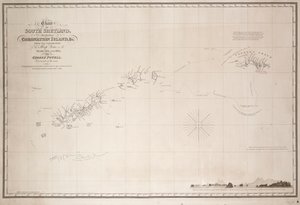 Carta delle South Shetland inclusa l
