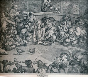 Il combattimento dei galli da George Presbury