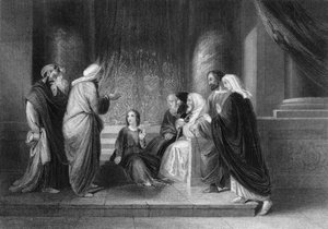 Lo trovarono nel tempio, seduto in mezzo ai dottori, c1840 da George Presbury